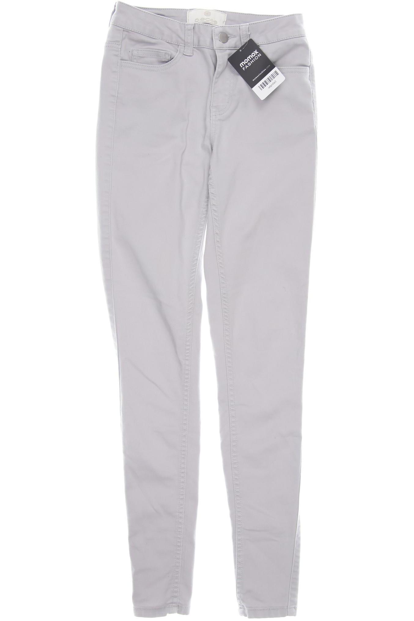 pieces Damen Jeans, grau von Pieces