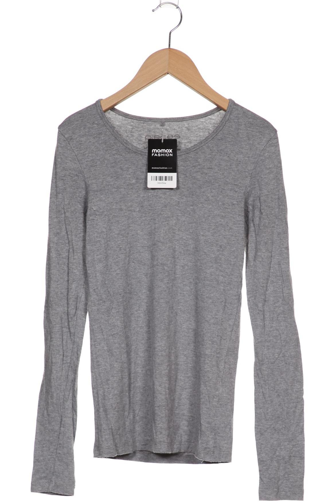 pieces Damen Langarmshirt, grau von Pieces