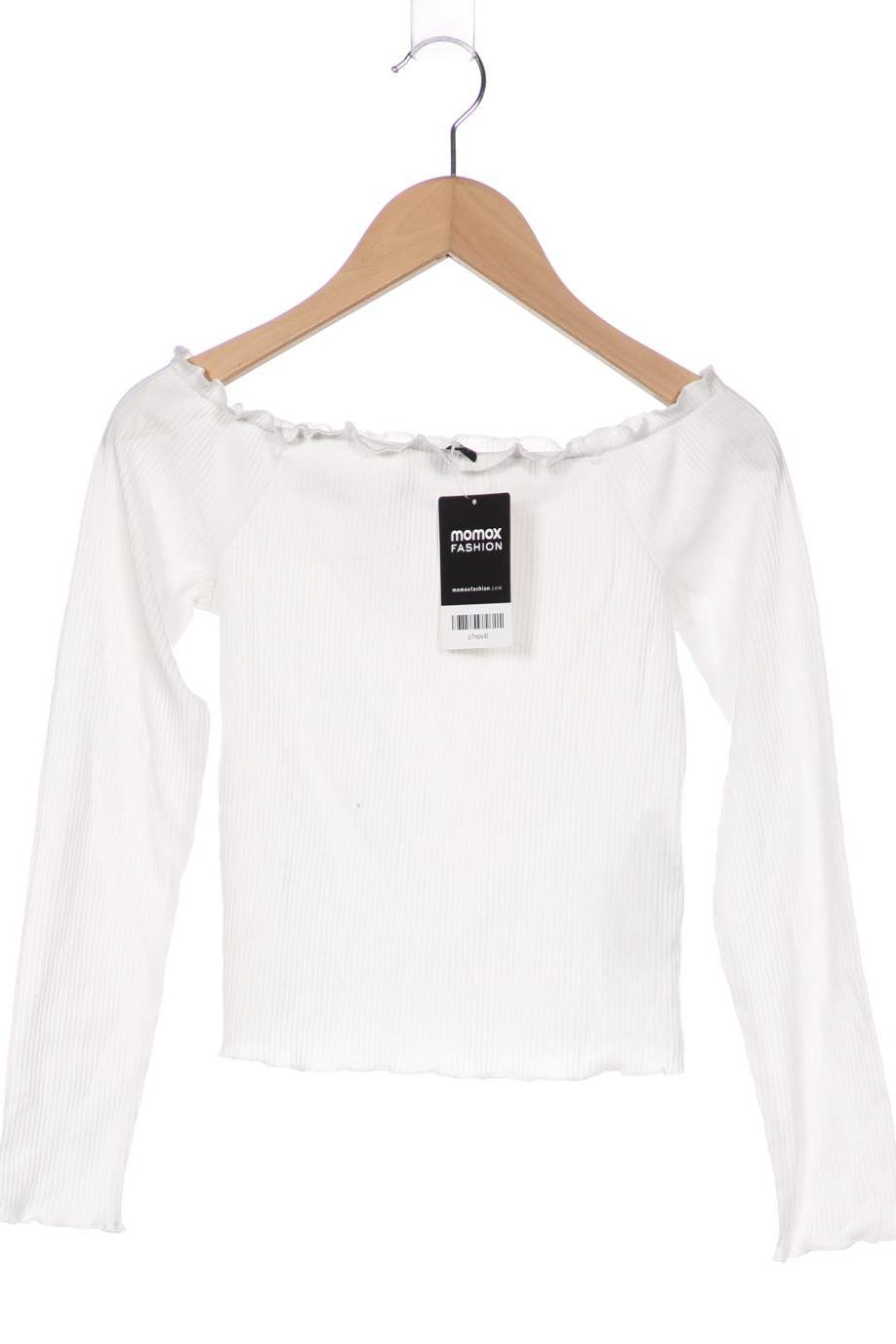 pieces Damen Langarmshirt, weiß von Pieces