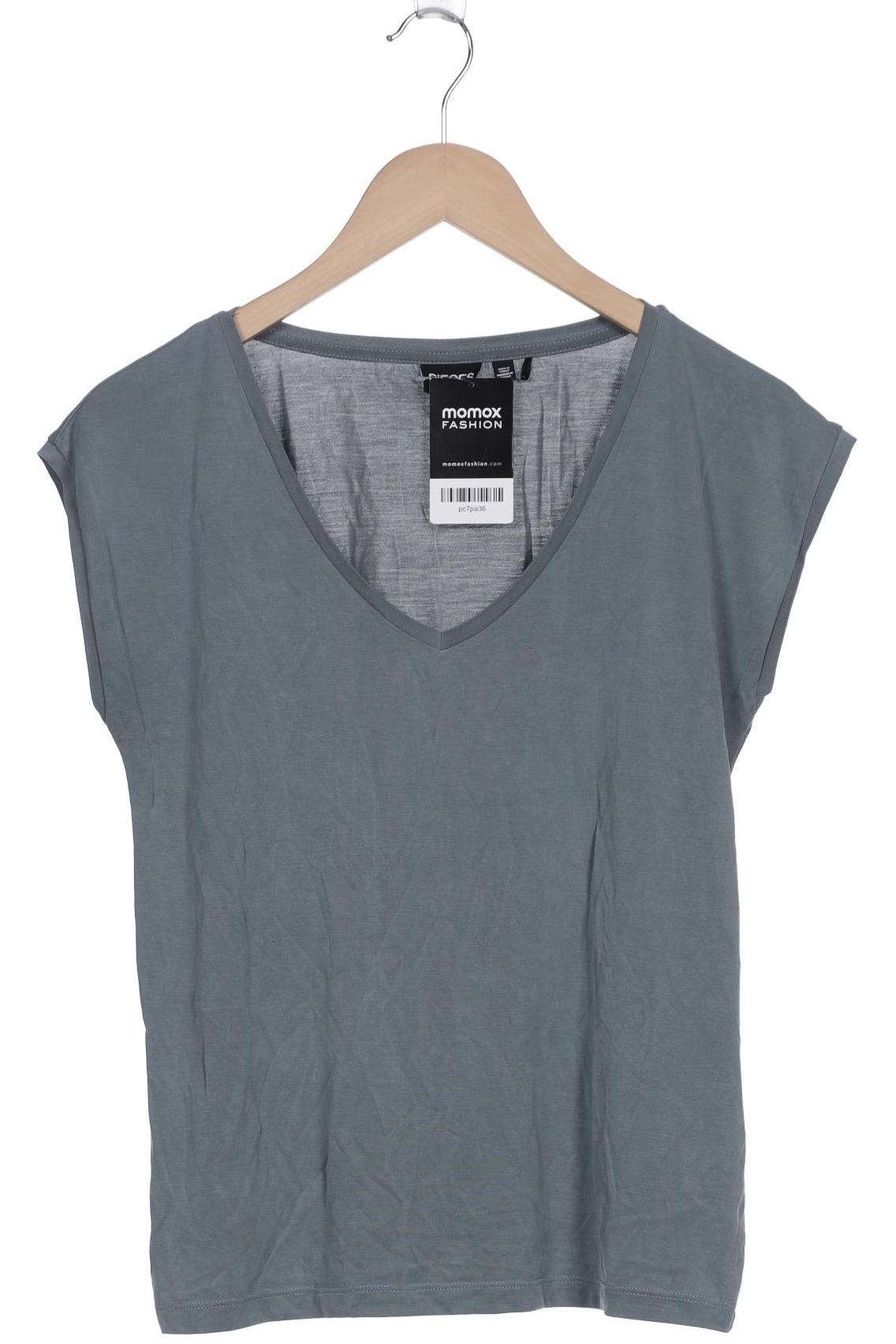 pieces Damen T-Shirt, grau von Pieces