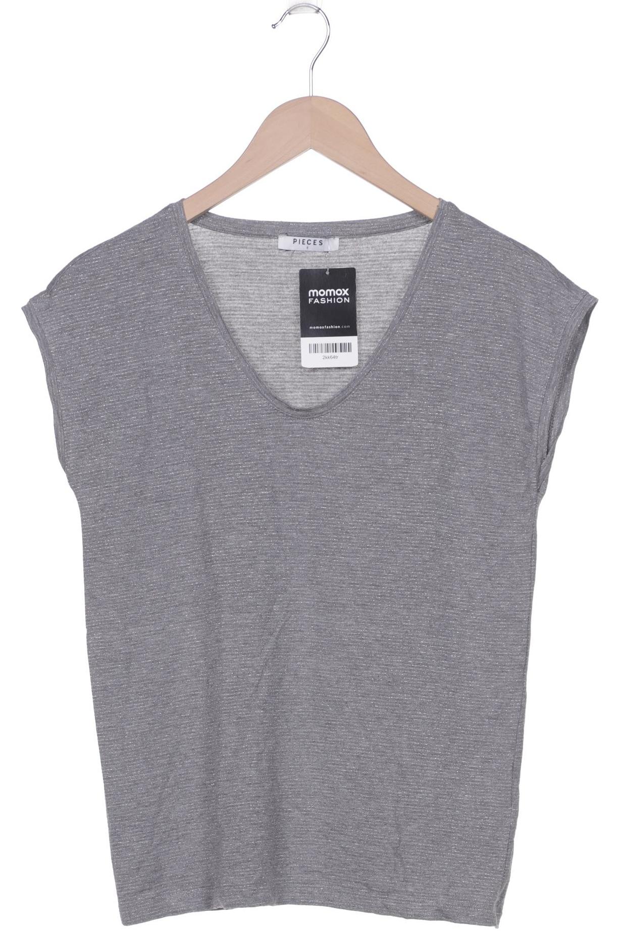 pieces Damen T-Shirt, grau von Pieces