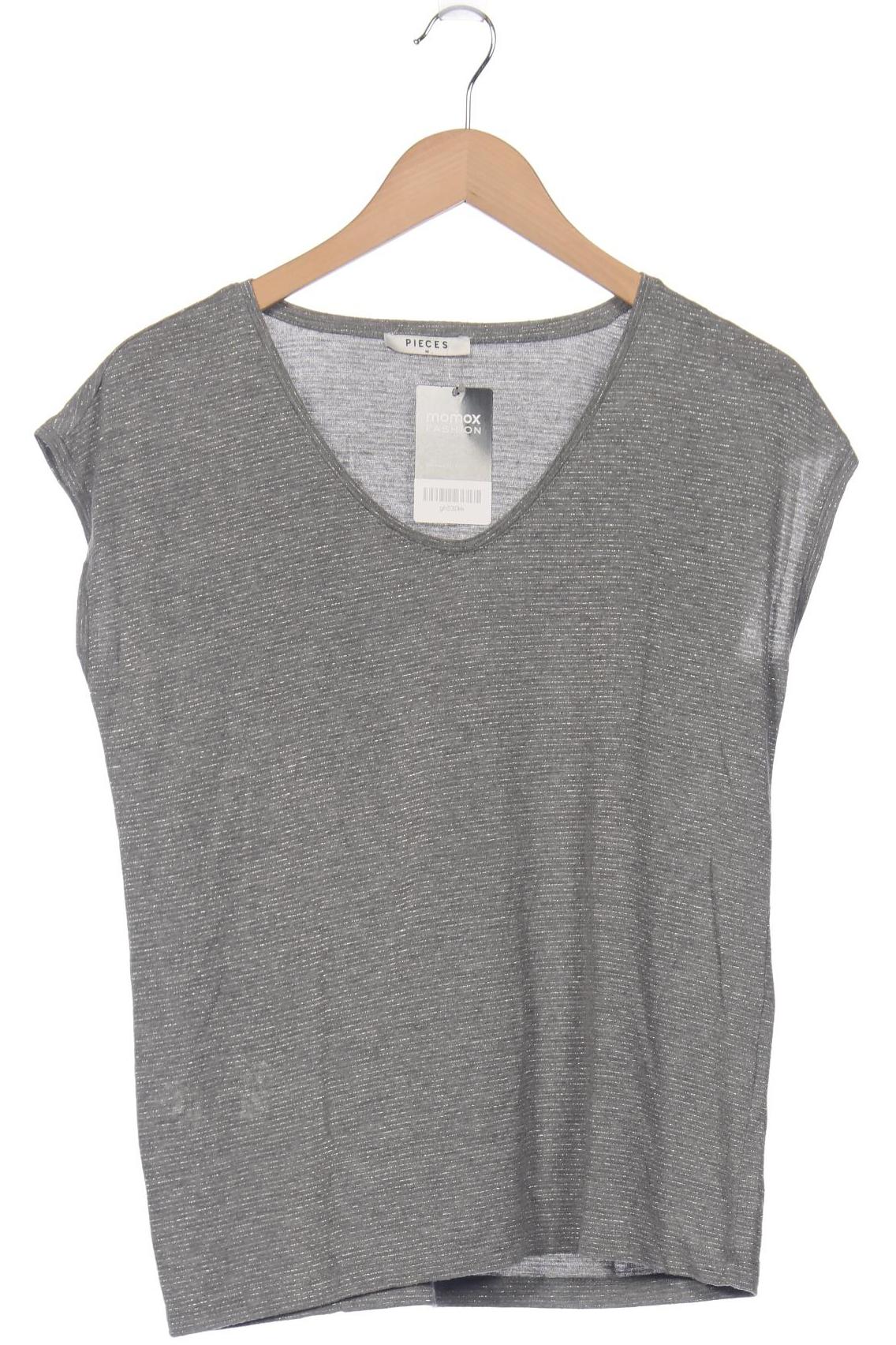 pieces Damen T-Shirt, grau von Pieces