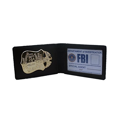 FBI Wallet + FBI Badge, Schwarz von Piel Cabrera