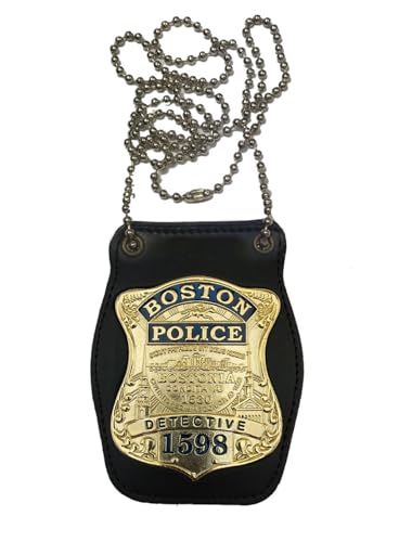 Piel Cabrera Badge Boston Polizeihalter, Schwarz von Piel Cabrera