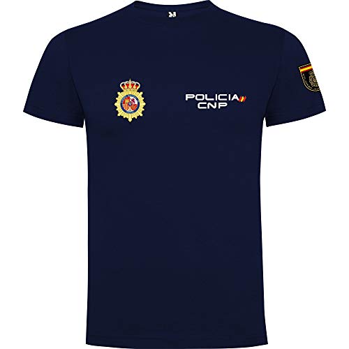 Piel Cabrera Polizei-T-Shirt, Ref. cnp oficial2, Blau, Ref. cnp oficial2 XL von Piel Cabrera