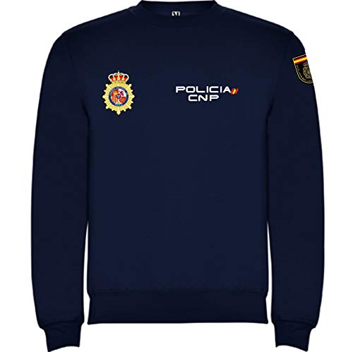 Piel Cabrera Sweatshirt Polizei National, Spanien, Blau M von Piel Cabrera