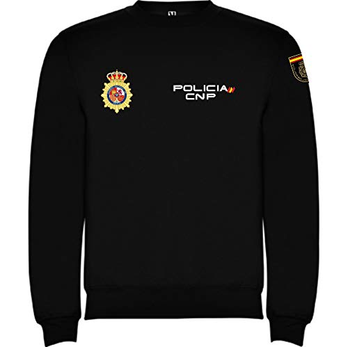 Piel Cabrera Sweatshirt Polizei National, Spanien, Schwarz M von Piel Cabrera