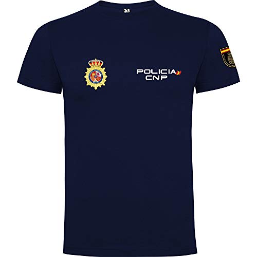 Piel Cabrera T-Shirt für Kinder, Polizei, Spanien, CNP, Blau 7-8 Jahre von Piel Cabrera