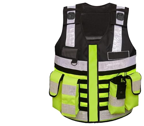Pielini Sicherheitsweste Multifunktionsweste Schutzweste Werkschutzweste Einsatzweste Securityweste Reflektierend Leiste 306 Schwarz Gelb +2 Patch Brandschutz Helfer Pielini Sicherheitsweste Multifunktionsweste Schutzweste Werkschutzweste Einsatzweste Securityweste Reflektierend Leiste 306 Schwarz Gelb +2 Patch Brandschutz Helfer von Pielini