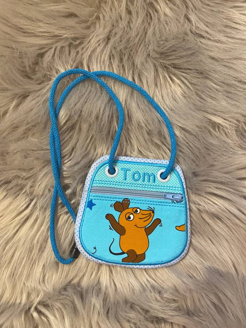 Brustbeutel Geldbörse Zum Umhängen Für Kinder Maus Brustbeutel Geldbörse Zum Umhängen Für Kinder Maus von PiepundMatz