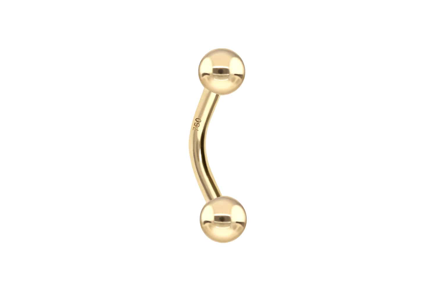 14/18 Karat Gold Banane 14/18 Karat Gold Banane von Piercingline