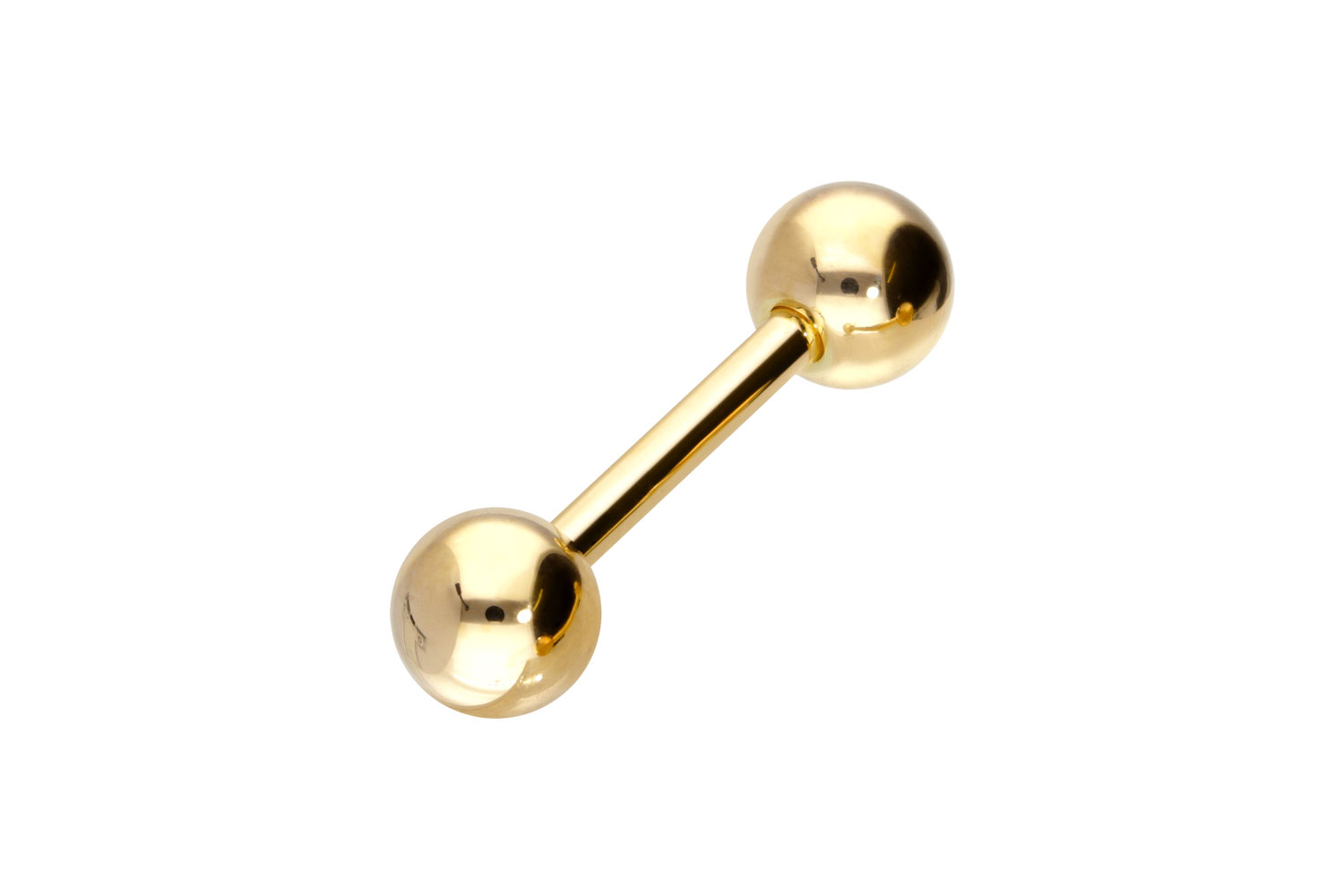 14/18 Karat Gold Barbell von Piercingline