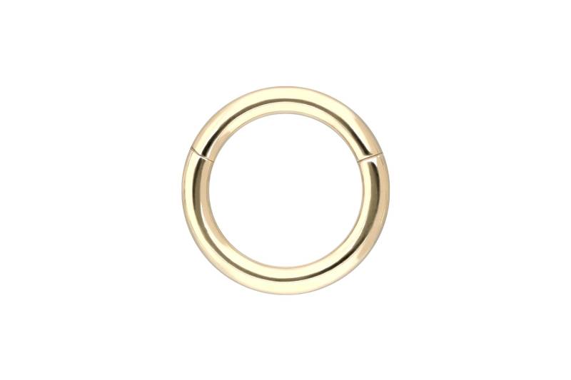 14/18 Karat Gold Segmentring Clicker von Piercingline