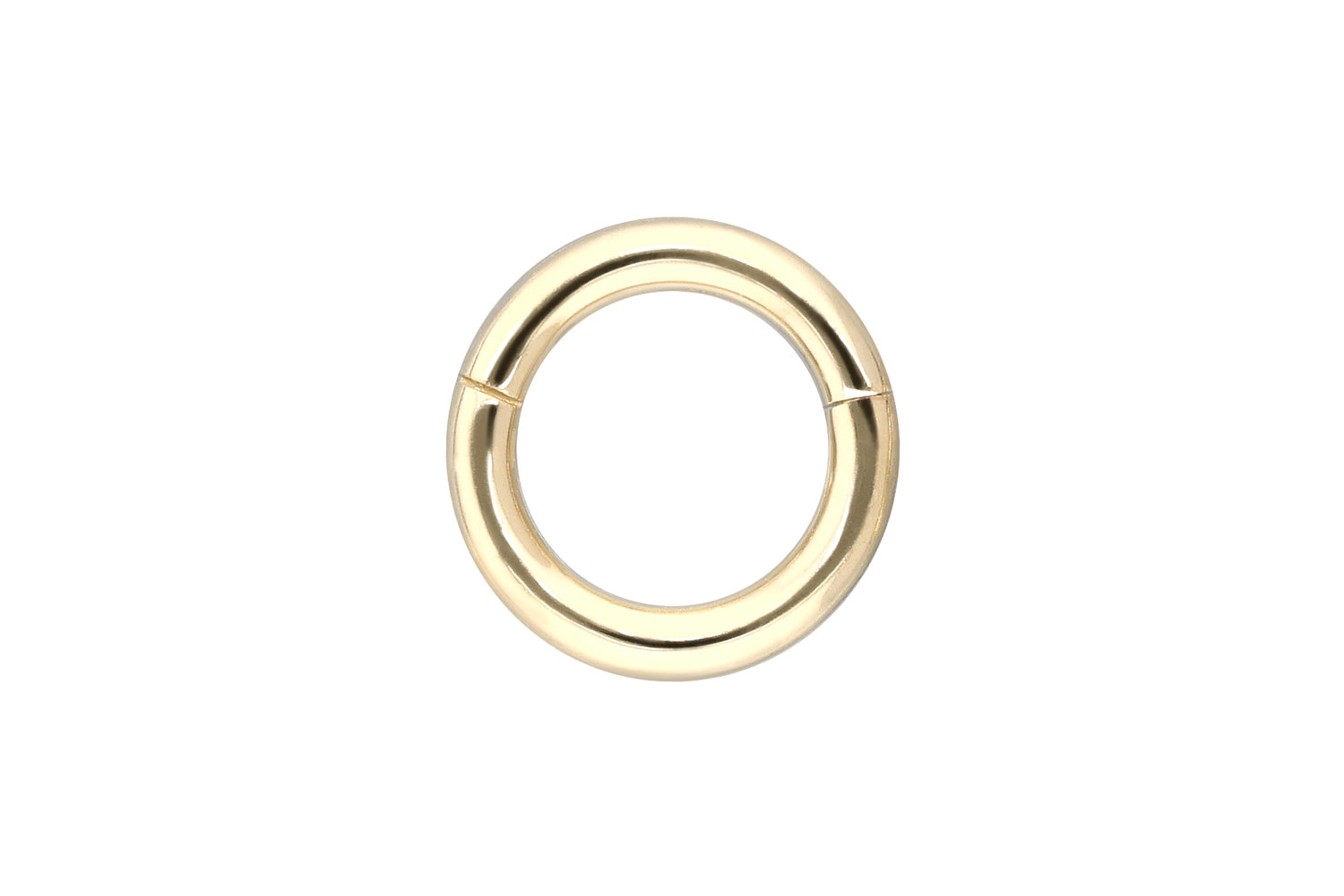 14/18 Karat Gold Segmentring Clicker von Piercingline