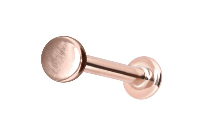 14 Karat Gold Labret mit Innengewinde DISC von Piercingline