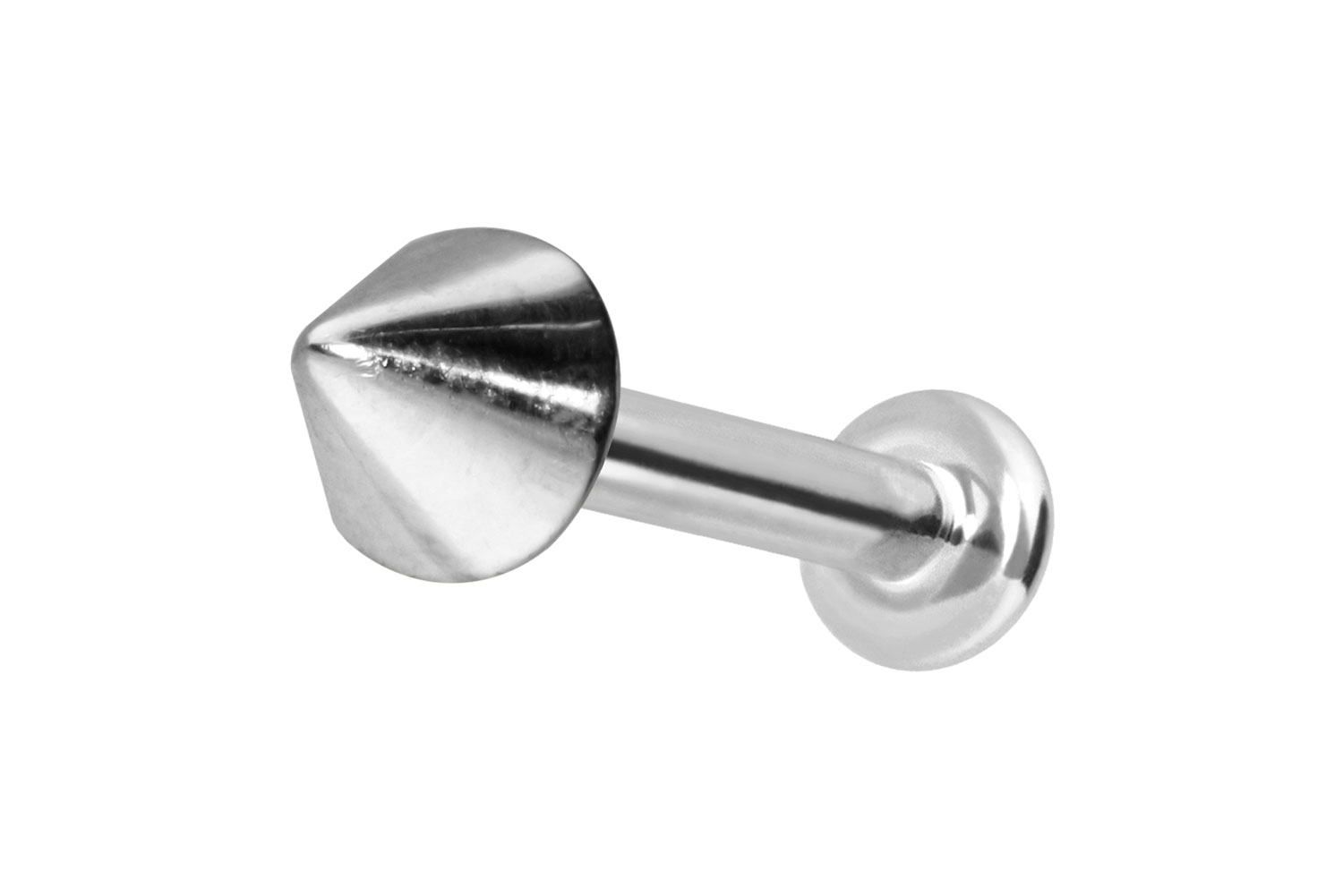 14 Karat Gold Labret mit Innengewinde SPITZE von Piercingline