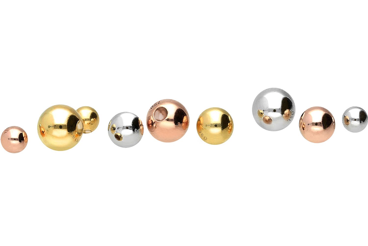 18 Karat Gold Klemmkugel von Piercingline