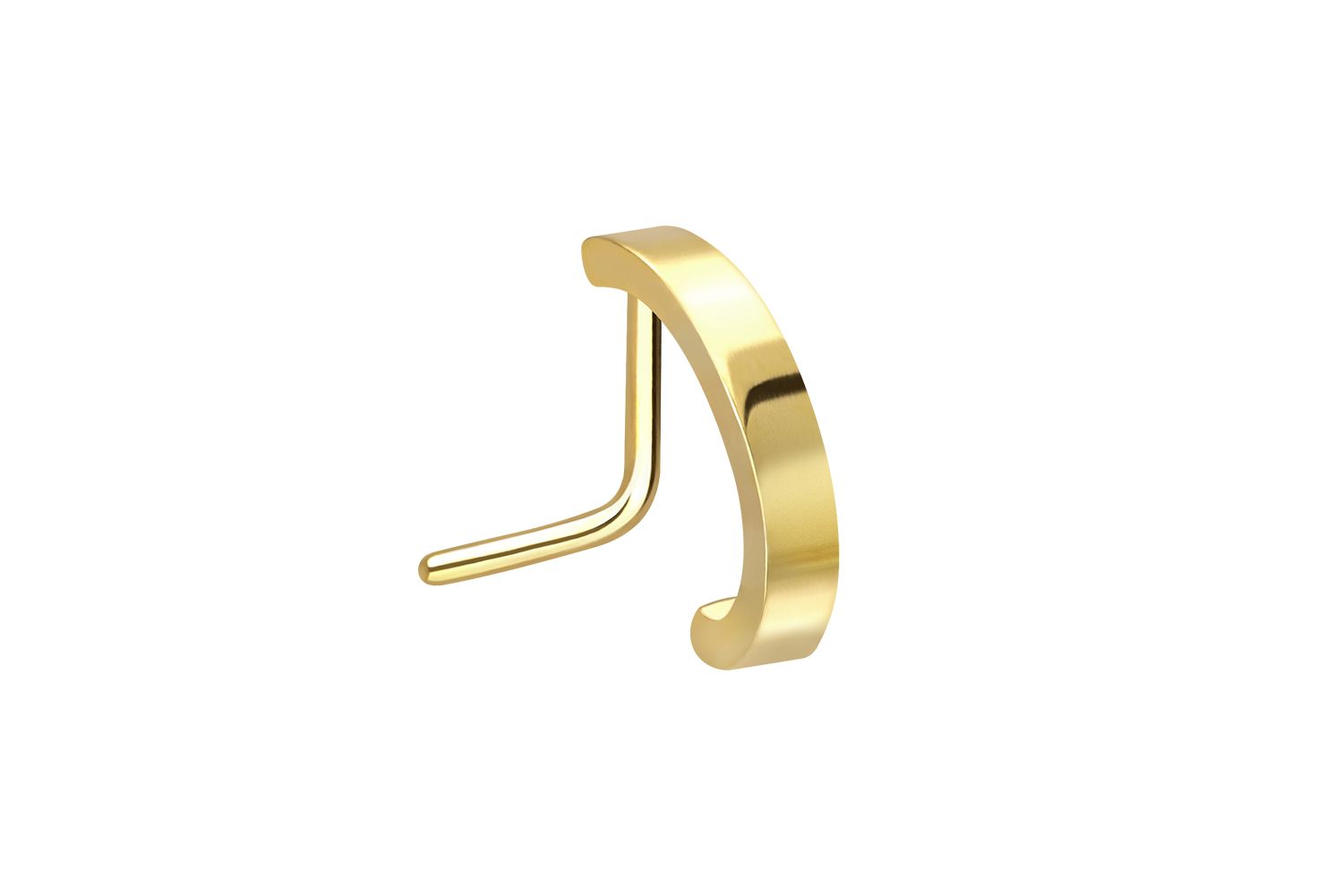 18 Karat Gold Nasenstecker DESIGN von Piercingline