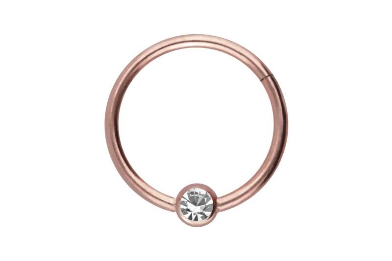 Chirurgenstahl Segmentring Clicker KRISTALL ++SALE++ von Piercingline