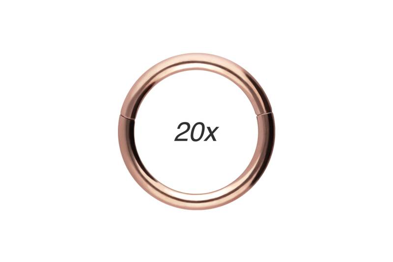 SET Chirurgenstahl Segmentring Clicker von Piercingline