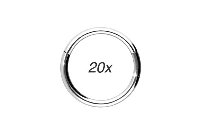 SET Titan Segmentring Clicker von Piercingline