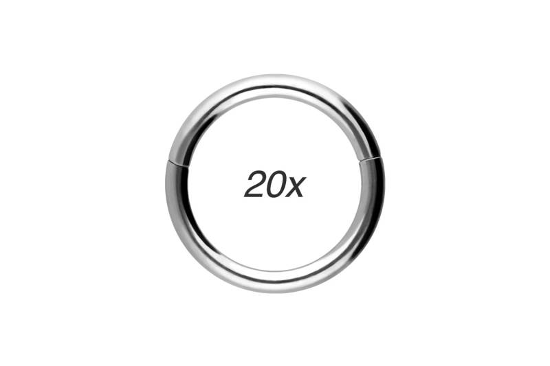 SET Titan Segmentring Clicker von Piercingline