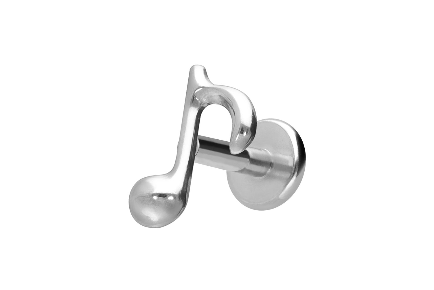 Titan Labret mit Innengewinde ACHTELNOTE von Piercingline