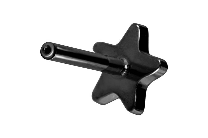 Titan Labret mit Push Fit ohne Kugel STERN von Piercingline