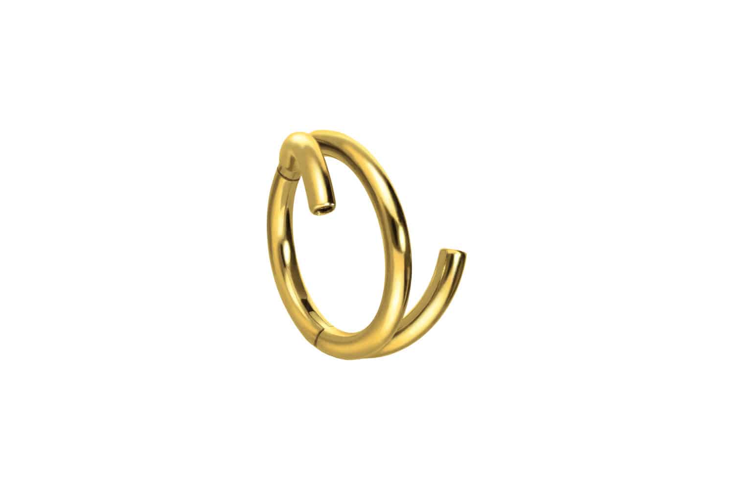 Titan Segmentring Clicker mit Innengewinde 3 RINGE von Piercingline