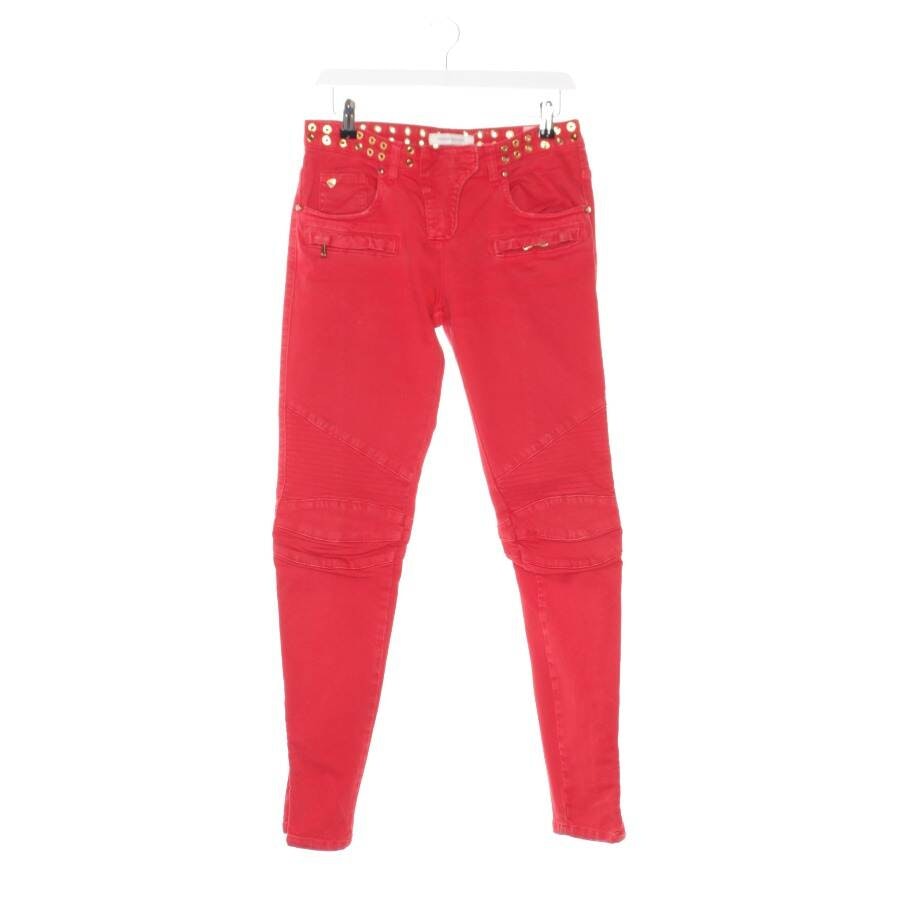 Pierre Balmain Jeans Straight Fit W30 Rot von Pierre Balmain
