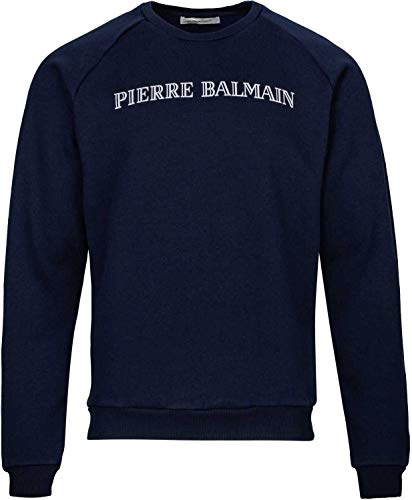 Pierre Balmain Paris Herren Pullover Sweatshirt Logo Sweat-Shirt Men von Pierre Balmain