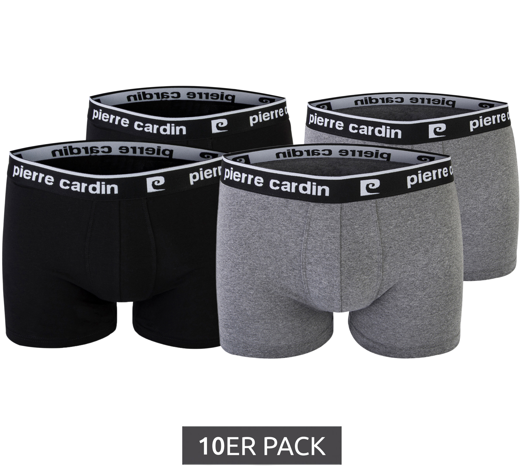 10er Pack Pierre Cardin Herren Boxershorts Unterwäsche Mehrfarbig von Pierre Cardin