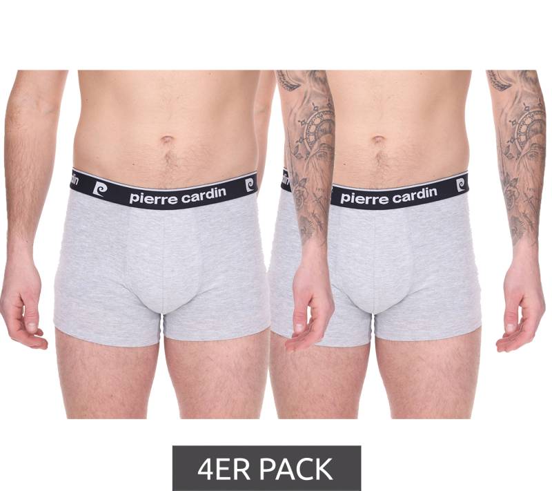 4er Pack Pierre Cardin Herren Baumwoll-Boxershorts Unterwäsche R808 6500 Grau von Pierre Cardin