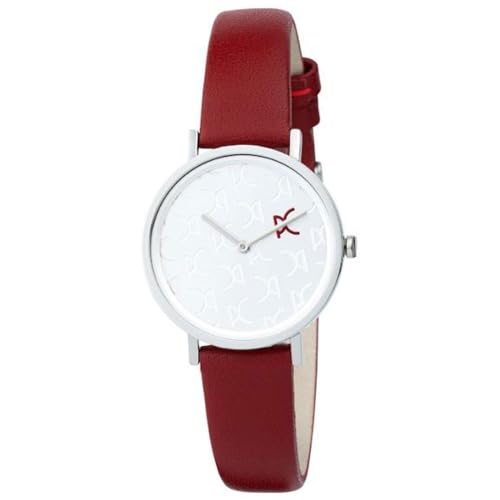 CBV.1517 PIERRE CARDIN Damenuhr, rotes Armband, Armband von Pierre Cardin
