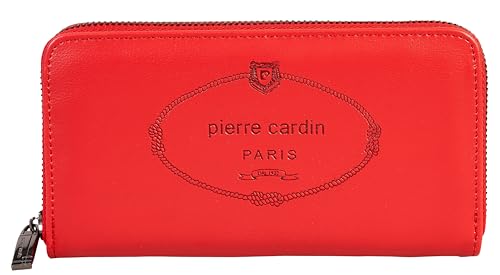 Pierre Cardin Damen geldbörse,Frauen geldorse, Mädchen, schön, groß, geräumig, Kunstleder, Geschenk, Geldbörse mit Münzfach, Geldscheinhalter, Leder, Damengeldbörse, Mädchen, Kunstleder von Pierre Cardin