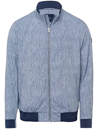 Pierre Cardin, Herren Übergangsjacke Parka Leichte Übergangsjacke Blau Weiß Gestreift 3XL von Pierre Cardin