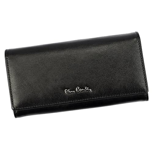 Pierre Cardin 06 Italy 100, große Damen Geldbörse, rechteckig, 2 Münzfächer, 3 Separate Fächer, 9 Kartenfächer, geschlossener Clip, Naturleder, schwarz, 9,5 x 18,5 x 3,5 cm Pierre Cardin 06 Italy 100, große Damen Geldbörse, rechteckig, 2 Münzfächer, 3 Separate Fächer, 9 Kartenfächer, geschlossener Clip, Naturleder, schwarz, 9,5 x 18,5 x 3,5 cm von Pierre Cardin