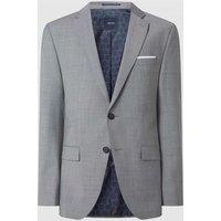 Pierre Cardin 2-Knopf-Sakko mit Pattentaschen Modell 'Grant' in Hellgrau, Größe 52 von Pierre Cardin