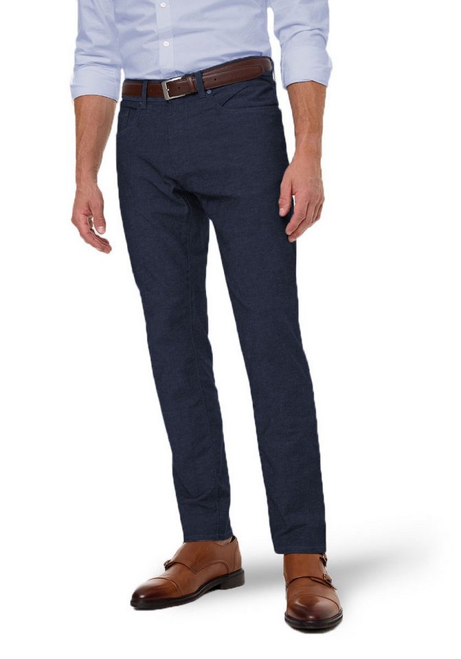 Pierre Cardin 5-Pocket-Hose Lyon Tapered Wool Touch Baumwolle mit Stretchanteil von Pierre Cardin