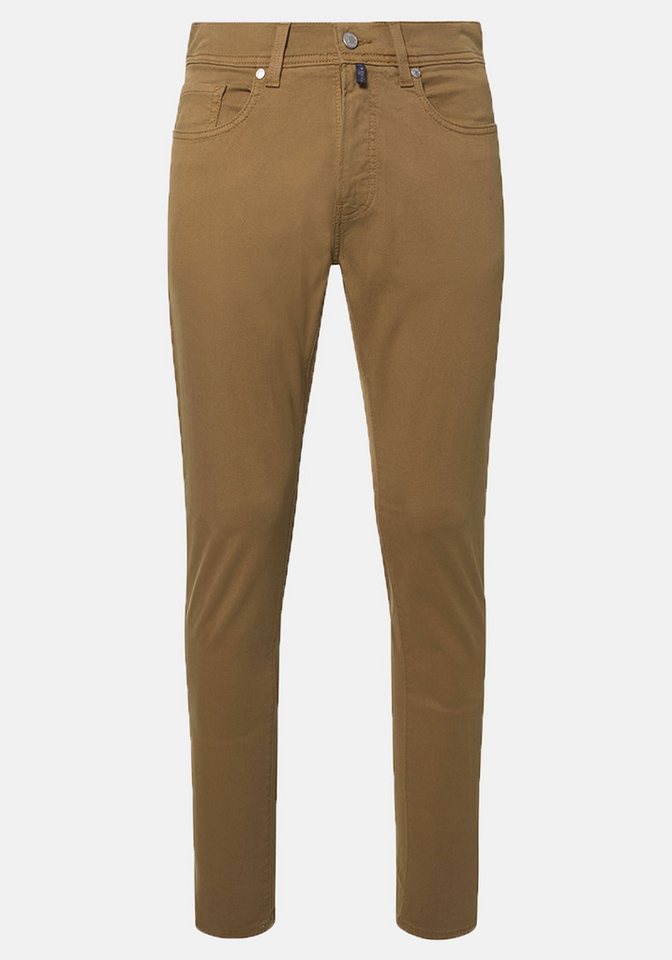 Pierre Cardin 5-Pocket-Jeans Lyon - TAPERED FIT Strukturbaumwolle mit Stretch von Pierre Cardin