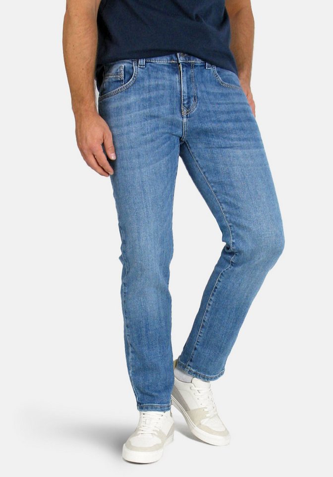 Pierre Cardin 5-Pocket-Jeans Lyon - Tapered Fit robuster Denim mit Stretch von Pierre Cardin
