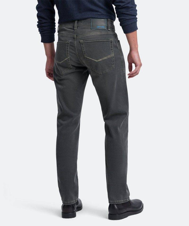 Pierre Cardin 5-Pocket-Jeans Lyon Tapered dark green used von Pierre Cardin