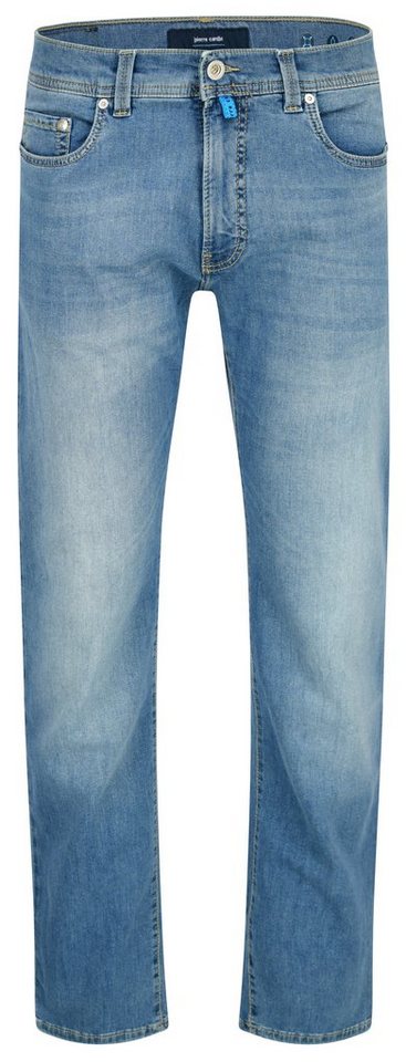 Pierre Cardin 5-Pocket-Jeans PIERRE CARDIN LYON TAPERED light blue used buffies 34510 8021.6844 - von Pierre Cardin