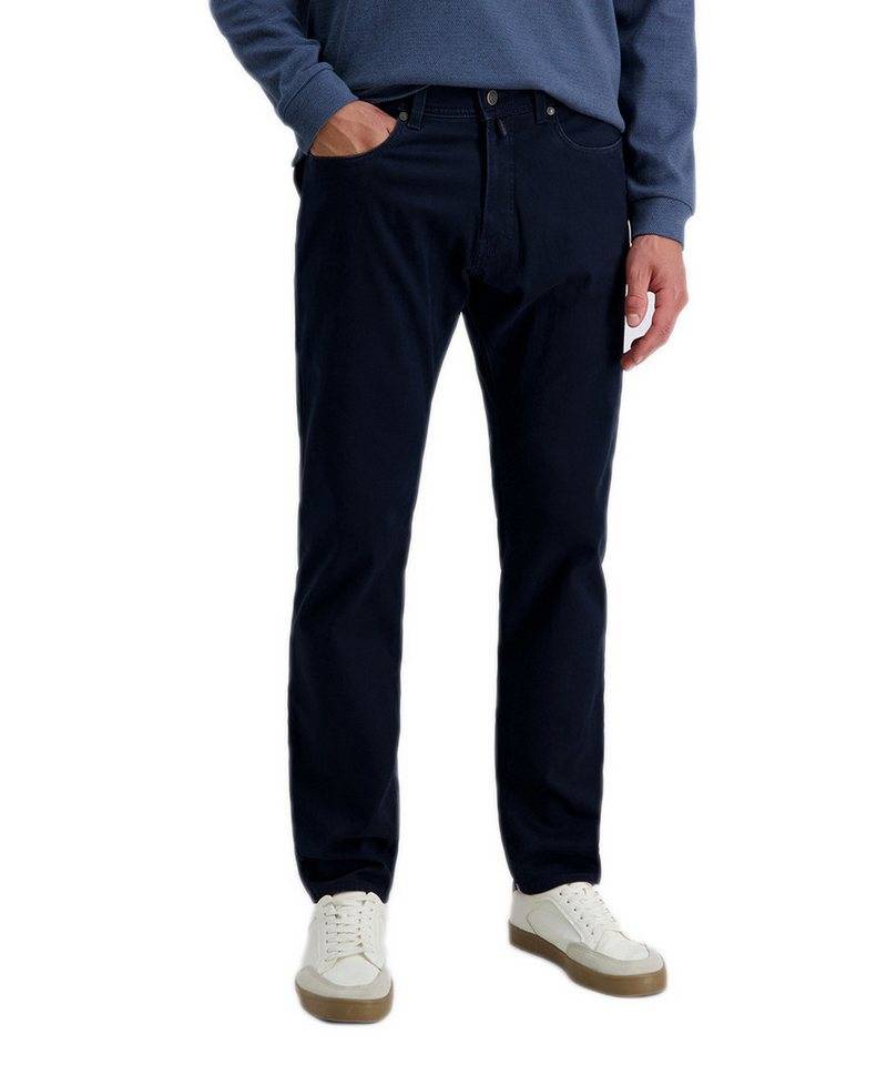 Pierre Cardin 5-Pocket-Jeans Pierre Cardin Herren Jeans 5 Pocket Flachgewebe - dunkelblau (1-tlg) von Pierre Cardin
