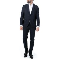 Pierre Cardin Herren Anzug blau Schurwoll-Stretch kariert von Pierre Cardin