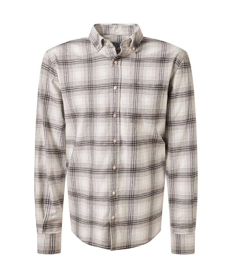 Denim Tom Tailor - Troyer Strickpullover denim blue white mouline - Gr. - S von Denim Tom Tailor