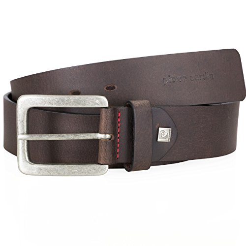 Pierre Cardin Belts Herren Echt Leder 1070091.023 Gürtel, Braun (23 Dunkelbraun), 85 von Pierre Cardin