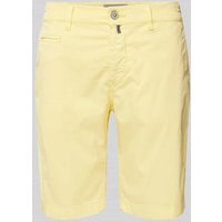 Pierre Cardin Bermudas in unifarbenem Design in Hellgelb, Größe 38 von Pierre Cardin