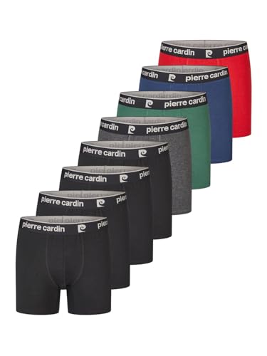 Pierre Cardin Boxershorts Herren 8er Pack Baumwolle Basic Trunks Unterhosen Unterwäsche Retroshorts Set Boxer Shorts Stretch, Größe:L, Farbe:Pack 4 Pierre Cardin Boxershorts Herren 8er Pack Baumwolle Basic Trunks Unterhosen Unterwäsche Retroshorts Set Boxer Shorts Stretch, Größe:L, Farbe:Pack 4 von Pierre Cardin