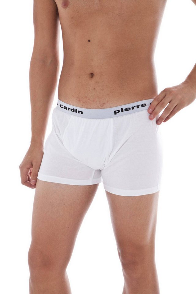 Pierre Cardin Boxershorts Herren Boxershorts Weiß mit Kontrastdetails und Logo-Design von Pierre Cardin